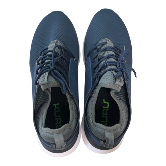 KURU Atom Shoes Mens Size 11.5 Wide Blue Mesh Athletic Walking Sneakers Comfort - Picture 4 of 14